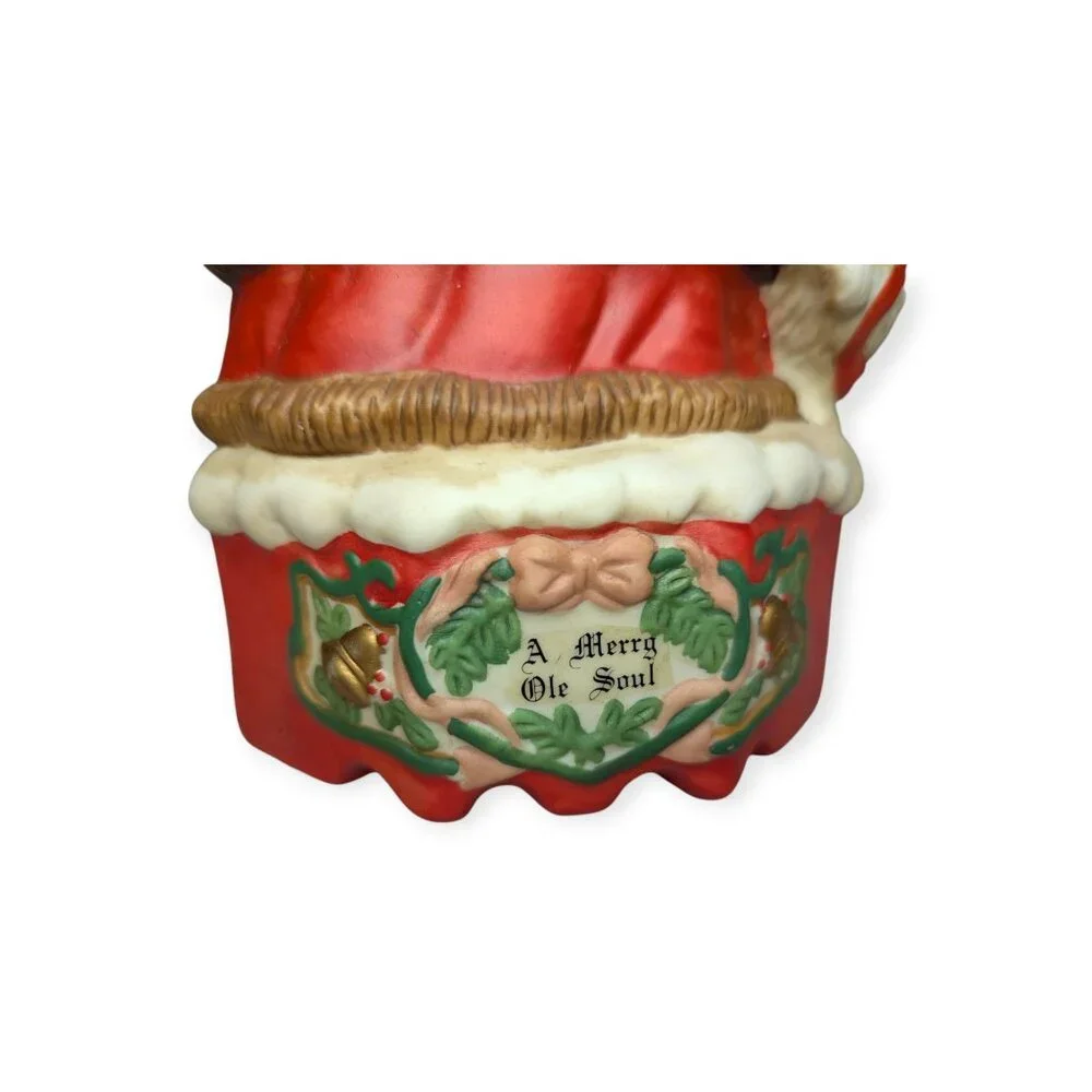 ABC Distributing Inc Merry Ole Soul Musical Santa Claus Figurine Music Box